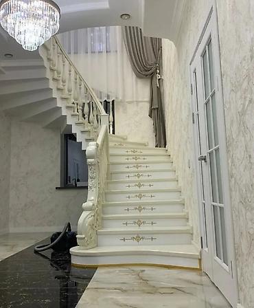 Обшивка лестниц: Лестница на заказ,,, Каражыгач, Жангак, Сосна, Фанера шпон. Баалар — 16