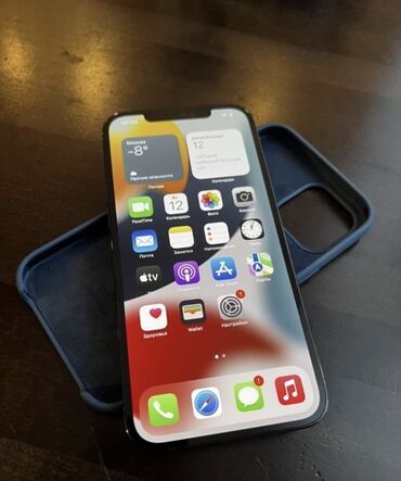 p30 max in Кыргызстан | ДРУГИЕ АКСЕССУАРЫ ДЛЯ МОБИЛЬНЫХ ТЕЛЕФОНОВ: IPhone 12 Pro Max | 128 ГБ | Синий Б/У | Беспроводная зарядка, Face ID