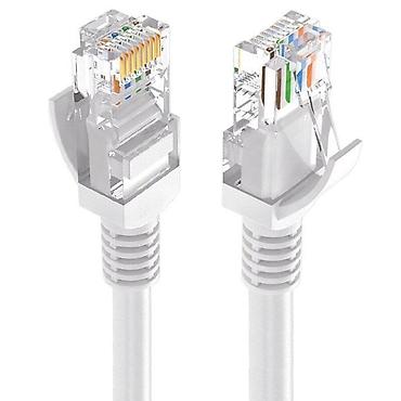 CAT5 Ethernet Kabeli – 2 metr, boz Kompüter, router, modem, TV-box