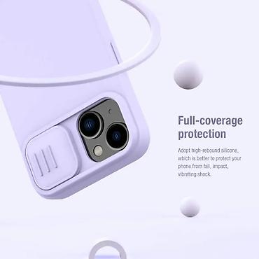 Maske i futrole za telefone: Maska Nillkin CamShield Silky za iPhone 15 6.1 crna. Uz brzu dostavu i — 9