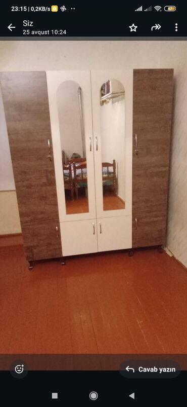 Dolablar: Yeni, Açılan, 4 qapılı Düz dolab, Qarderob, paltar dolabı, Azərbaycan — 10