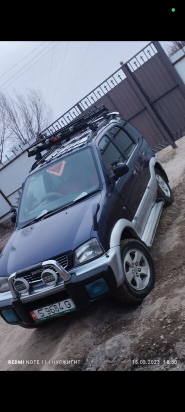 автомобиль дайхатсу: Daihatsu Terios: 1997 г., 1.3 л, Автомат, Бензин, Внедорожник