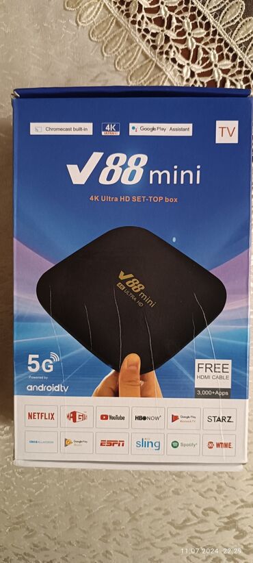 mini tv: Tv box 8/128