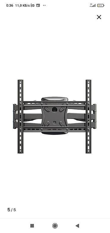 Установка телевизоров: Кронштейн для телевизора поворотно-наклонный от32до65дюймов двурукий — 3