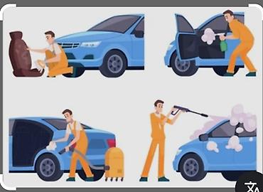 химичистка авто: Химчистка и мойка автомобилей на дому клиентов - Полный комплекс — 1