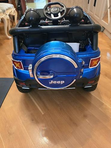 ev masin: Uşaq üçün elektrikli “Jeep” tipli minik maşını - Korpus: parlaq mavi — 3