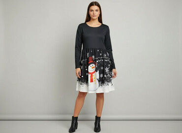 czerwone sukienki na wesele dla puszystych: Women`s dress, size S