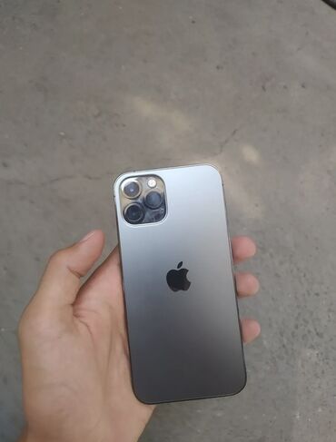 станция яндекс: IPhone 12 Pro, Колдонулган, 128 ГБ, Space Gray, Заряддоочу түзүлүш, Коргоочу айнек, Каптама, 78 %