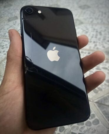 htc 5: IPhone SE 2020, 64 ГБ, Черный, Отпечаток пальца, Беспроводная зарядка