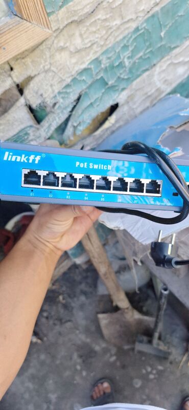 акустические системы wi fi с сабвуфером: Коммутатор Linkff FF-P082B PoE синего цвета с восемью портами 10/100