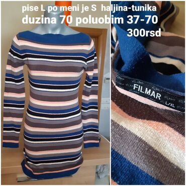 haljina iznakolena napredezenirana: L (EU 40), XL (EU 42), Everyday dress, Dugih rukava