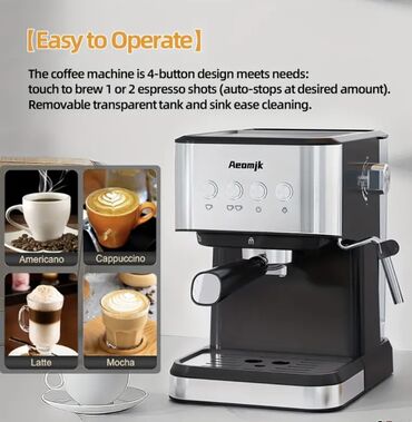 Фильтры для воды: Evində İtalyan kafe ləzzəti! 🇮🇹 Aeomjk 20 Bar Espresso Maşını ilə hər