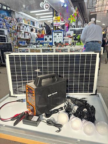 Генераторы: Комплект солнечной электростанции для дома и дачи. Включает в себя — 9