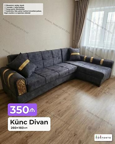 Künc divan, Qonaq otağı üçün, Parça, Bazalı, Açılan lalafo.az -da Künc divan, Qonaq otağı üçün, Parça, Bazalı, Açılan