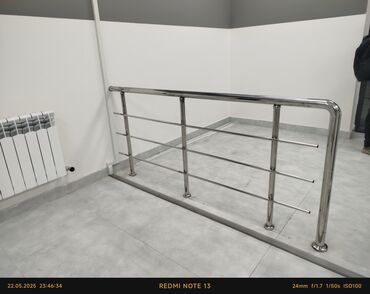 Готовые перила: Готовые перила, Материал: Нержавеющая сталь, Для лестницы, Новый — 5