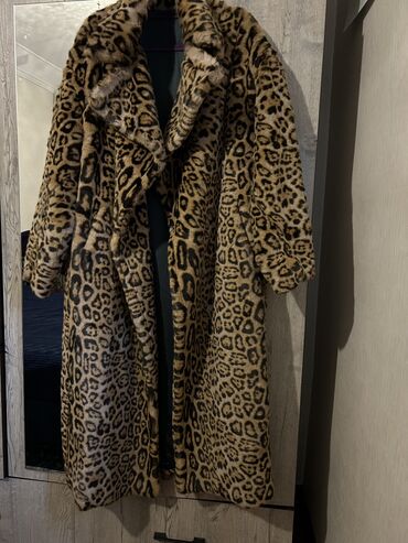 платье леопардовое: Шуба, Альпака, Длинная модель, Леопардовый принт, S (EU 36), M (EU 38), L (EU 40)
