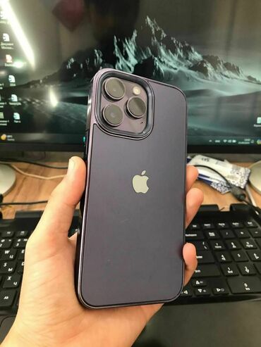 14 pro айфон: IPhone 14 Pro Max, Б/у, 256 ГБ, Deep Purple, Чехол, Кабель, Коробка, 93 %