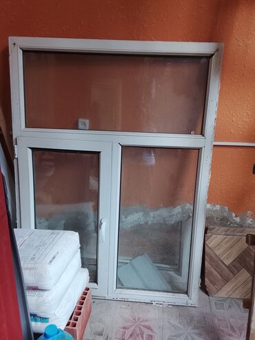 plastik qapi pencere qiymeti: PVC pəncərə bloku - Material: Ağ rəngli PVC profil - Konstruksiya