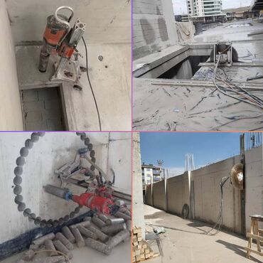 Beton işləri: #Betonkesme #betondeşmə Beton kubik kərpic - dən kəsim deşim — 1
