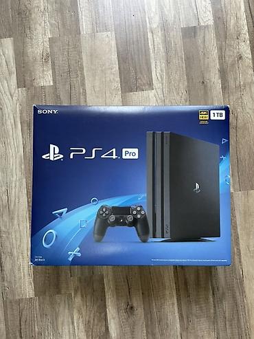 ps 4 diskləri: Sony PlayStation 4 Pro – 1TB (Jet Black) - Rəsmən PS4 Pro modeli — 6