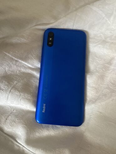 2 gb: Xiaomi, Redmi 9A, Б/у, 32 ГБ, цвет - Синий, 2 SIM