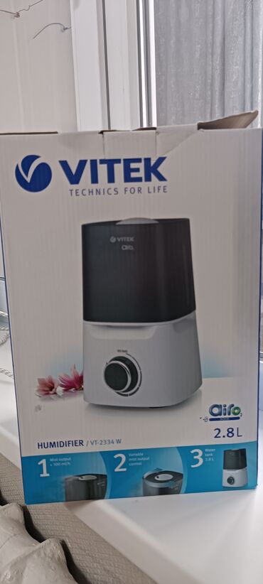 купить буфер: Увлажнитель воздуха Vitek, Ультразвуковой, Настольный