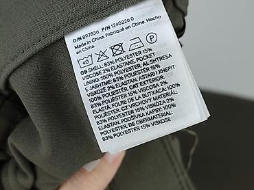 cargo pants jeans: H&M, Spodnie materiałowe damskie, rozmiar M — 5