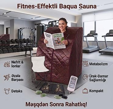 Digər idman və istirahət malları: 🌟 Orijinal Baqua Portativ İnfraqırmızı Sauna – Evinizdə Şəxsi Şəfa və — 1