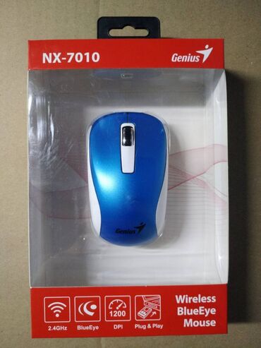 компьютерные услуги в бишкеке: Беспроводная мышь Genius NX-7010 интерфейс подключения: Bluetooth, USB