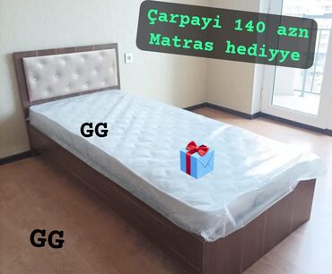 çarpayı kredit: Yeni, Təknəfərlik çarpayı, Bazasız, Matras ilə, Siyirməsiz