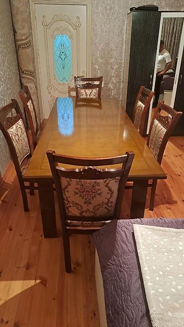 uşaq stol: Masa Desti 6 stulla 260 AZN satılır Masa acilandi acilanda 2.40 olur — 1
