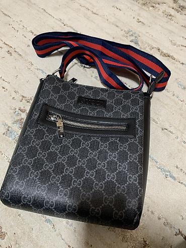 Барсетки: Барсетка, Gucci, Материал: Экокожа, Множество карманов, Новый — 1