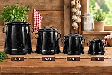 Kanta za mast emajlirana 5 l - 3000din 10 l - 3.850 din 20 l -