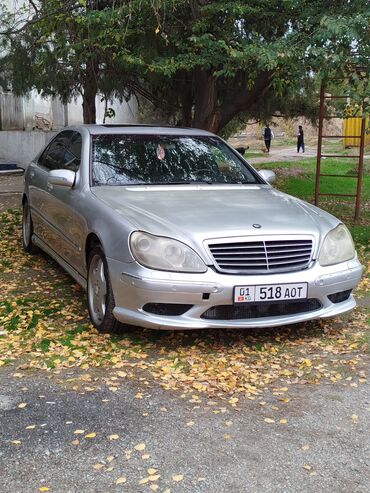 машина марч: Mercedes-Benz S-Class: 2001 г., 5 л, Автомат, Бензин, Седан