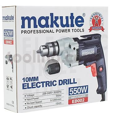 Makute drel (elektrikli) 550 Model: ED002 Xüsusiyyətlər: - Giriş