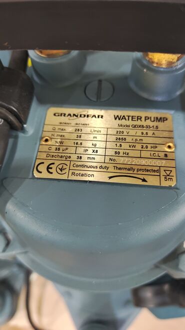 Nasoslar və hidroforlar: Nasos, Ev üçün (məişət), quraşdırılma Sualtı, Yeni -da lalafo.az — 8 Nasoslar və hidroforlar: Nasos, Ev üçün (məişət), quraşdırılma Sualtı, Yeni — 8