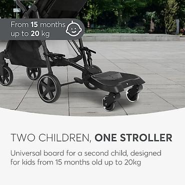 empire koferi: KIKKA BOO univerzalni dodatak za kolica za drugo dete ALLY – black — 3