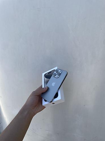 IPhone 15 Pro, Б/у, 128 ГБ, Natural Titanium, Чехол, 85 % at lalafo.kg IPhone 15 Pro, Б/у, 128 ГБ, Natural Titanium, Чехол, 85 %