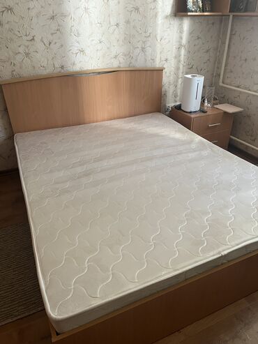 заправка газовых баллонов на дому бишкек: Двуспальная кровать, Б/у, С матрасом, длина - 190 см