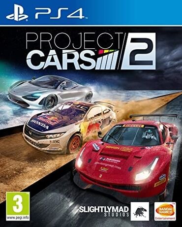playstation 4 oyunlari: Ps4 üçün project cars 2 oyun diski. Tam yeni, original bağlamada