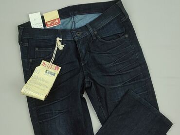 legginsy prążkowane push up: Jeansy damskie, rozmiar M