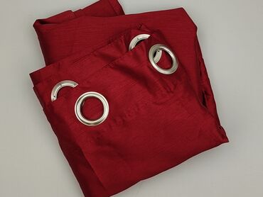 Zasłona na przelotkach Primark Home - Kolor: głęboka czerwień (bordo)