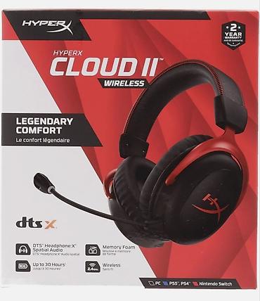 rush wave: Игровая гарнитура HyperX Cloud II Wireless - Беспроводное подключение — 1