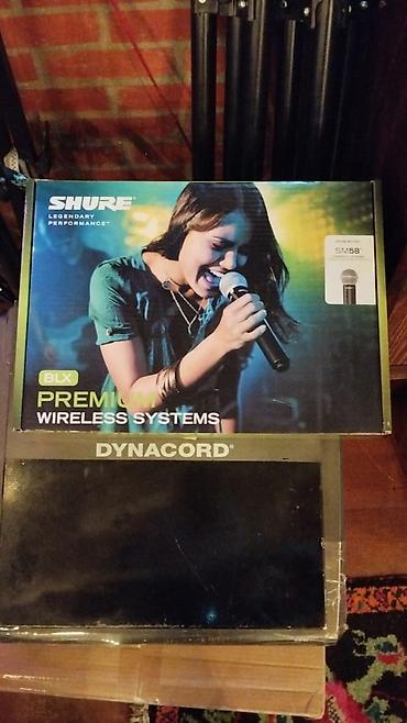 shure glxd4: Shure mikrofonları – peşəkar səs üçün tam seçim - Modellər: SM58 — 6
