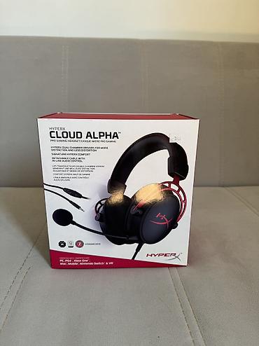 apple studio: Проводные вакуумные наушники, HyperX, Б/у, цвет - Черный — 1