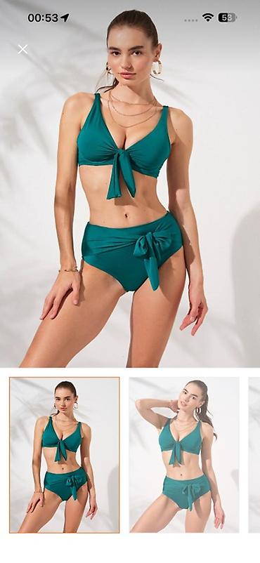 Iki hissəli qadın bikini dəsti – zümrüd-yaşıl rəngdə - Üst lalafo.az -da Iki hissəli qadın bikini dəsti – zümrüd-yaşıl rəngdə - Üst