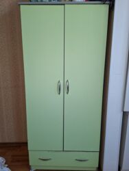 шифонеры шкафы: Кийим салуучу шкаф, Колдонулган, Түз, ЛДСП