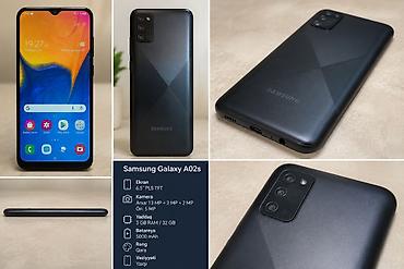 ipad 8 32: Samsung Galaxy A02 S, 32 GB, rəng - Qara, Face ID — 2