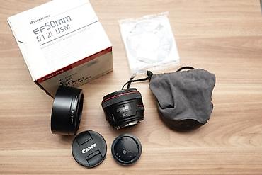 Foto və videokameralar: Canon EF 50mm f/1.2L USM obyektiv -Canonun ən ideal linzalarından — 2