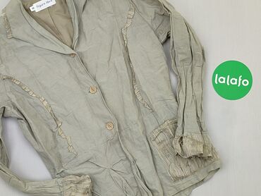 Blazer, jacket, M (EU 38), stan - Dobry, wzór - Jednolity kolor, kolor - Szary